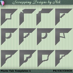 Photo Tab Templates 1