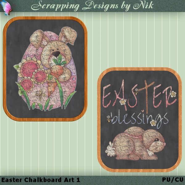 Easter Chalkboard Art 1