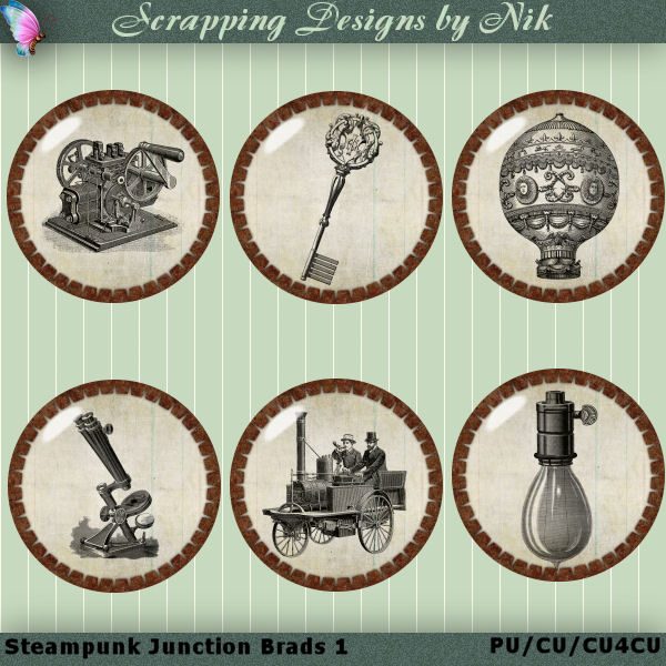 Steampunk Junction Brads 1