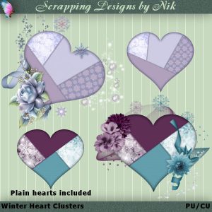 Winter Heart Clusters