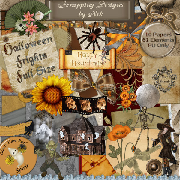 Halloween Frights Full Size Kit