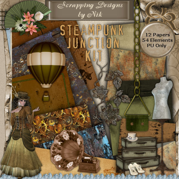 Steampunk Junction I Full Size Kit