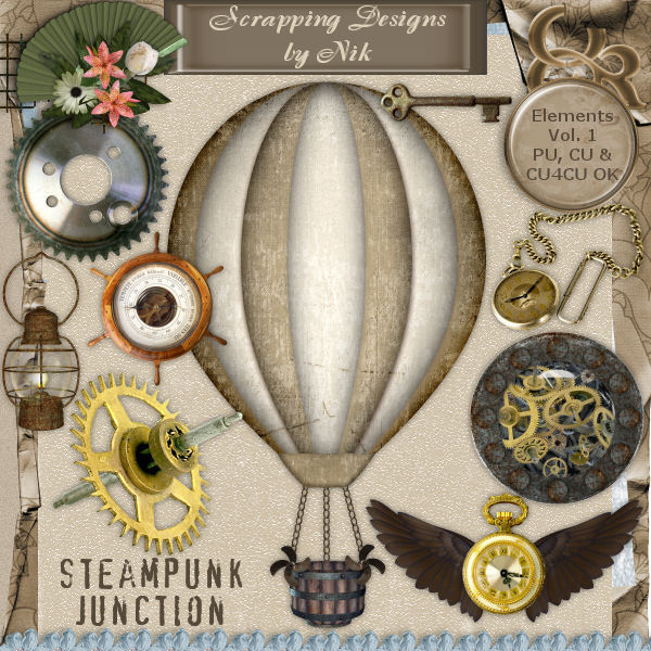 Steampunk Junction Elements Vol. I