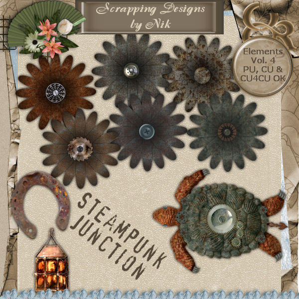 Steampunk Junction Elements Vol. IV