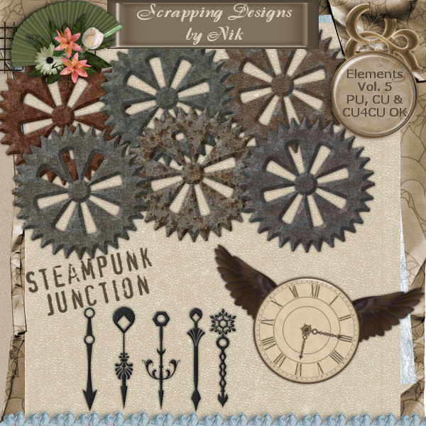 Steampunk Junction Elements Vol. V