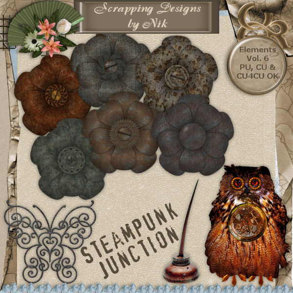 Steampunk Junction Elements Vol. VI