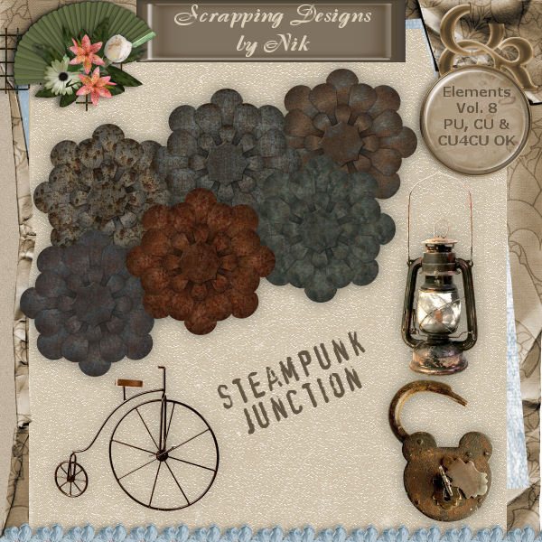 Steampunk Junction Elements Vol. VIII