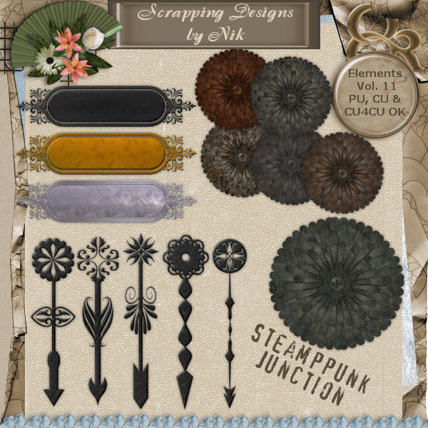 Steampunk Junction Elements Vol. XI