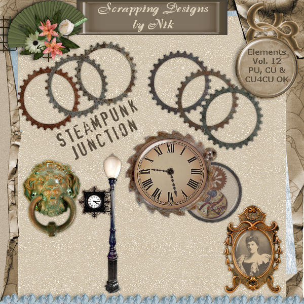 Steampunk Junction Elements Vol. XII