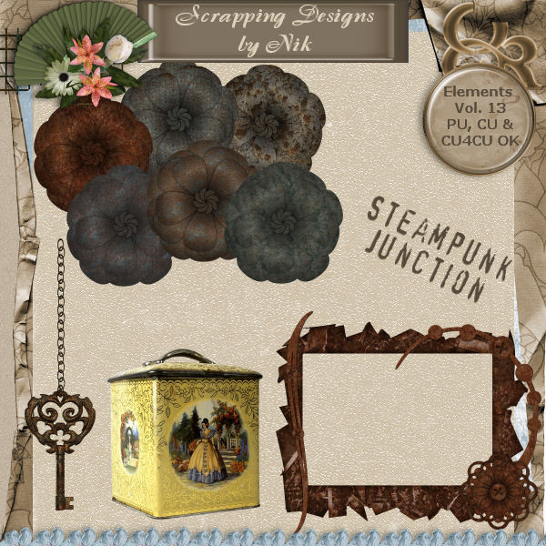 Steampunk Junction Elements Vol. XIII