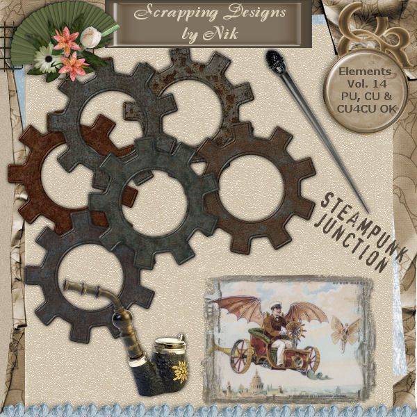 Steampunk Junction Elements Vol. XIV