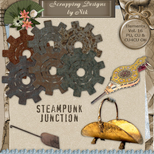 Steampunk Junction Elements Vol. XVI