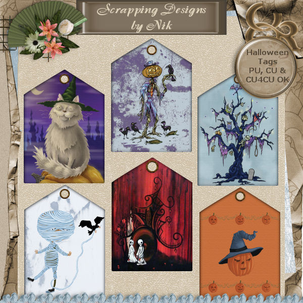 Halloween Tags