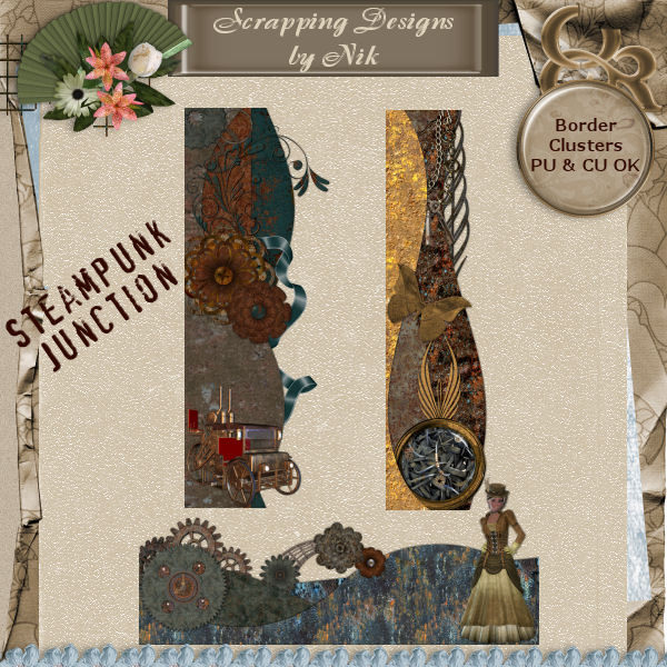 Steampunk Junction Border Clusters