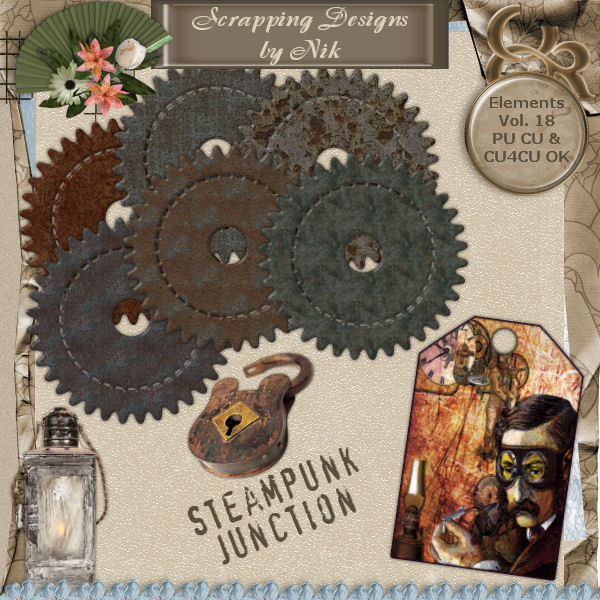 Steampunk Junction Elements Vol. XVIII