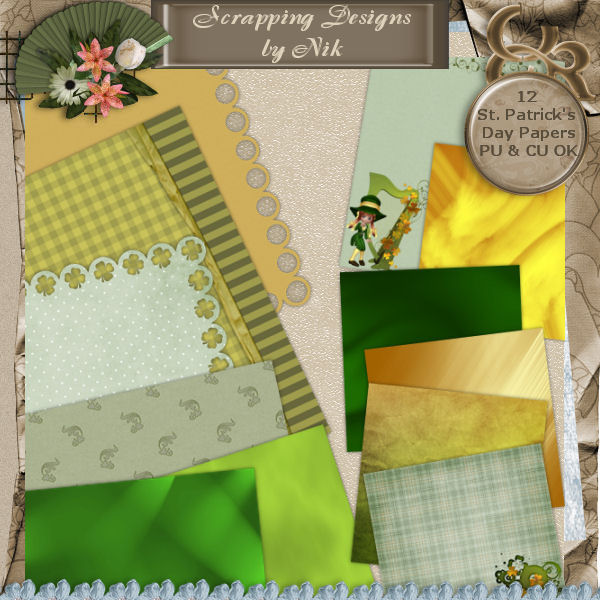 St. Patrick's Day Paper Pack