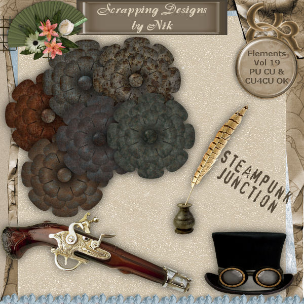 Steampunk Junction Elements Vol. 19