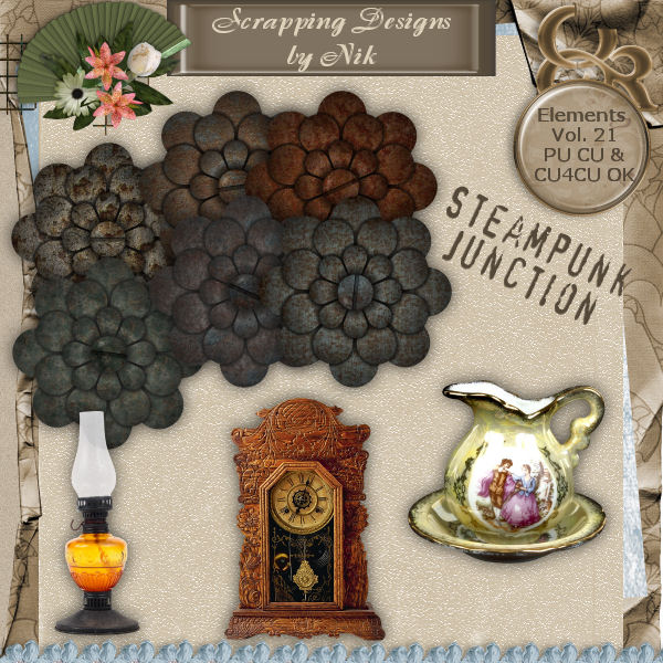 Steampunk Junction Elements Vol. 21