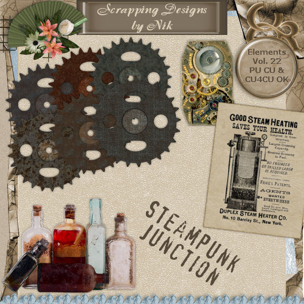 Steampunk Junction Elements Vol. 22