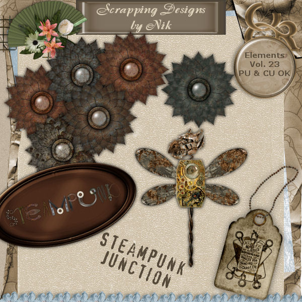 Steampunk Junction Elements Vol. 23