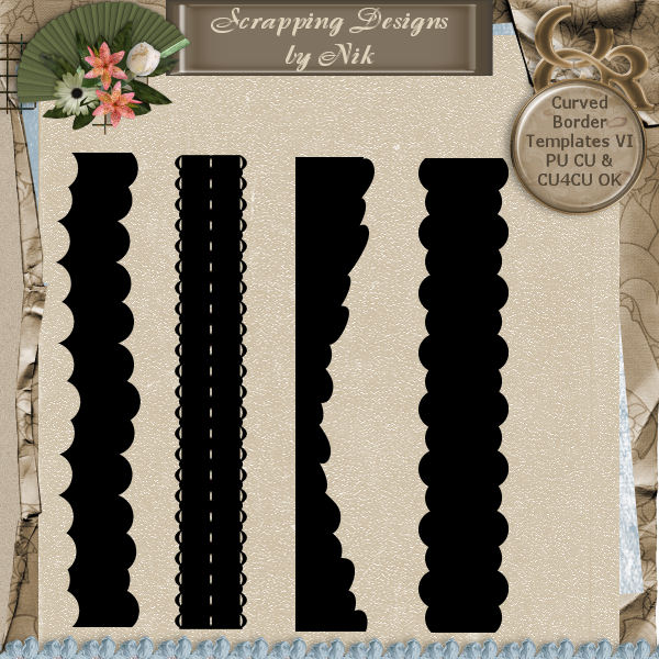 Curved Border Templates 6