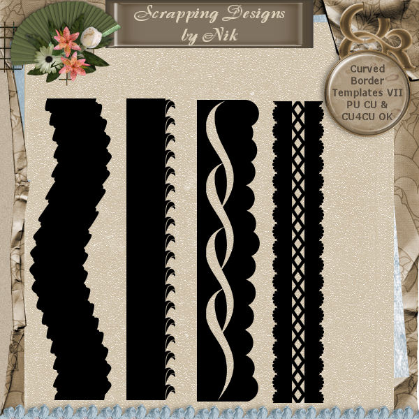 Curved Border Templates 7