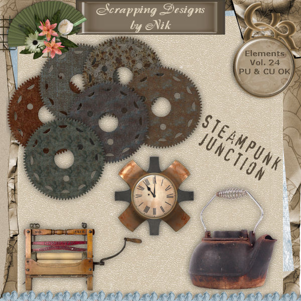 Steampunk Junction Elements Vol. 24