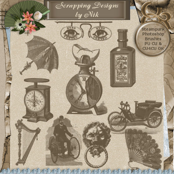 Steampunk Photoshop Brushes 4