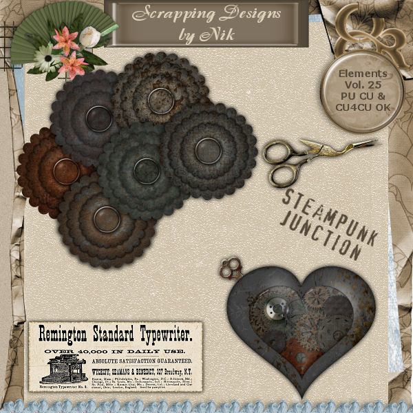 Steampunk Junction Elements Vol. 25