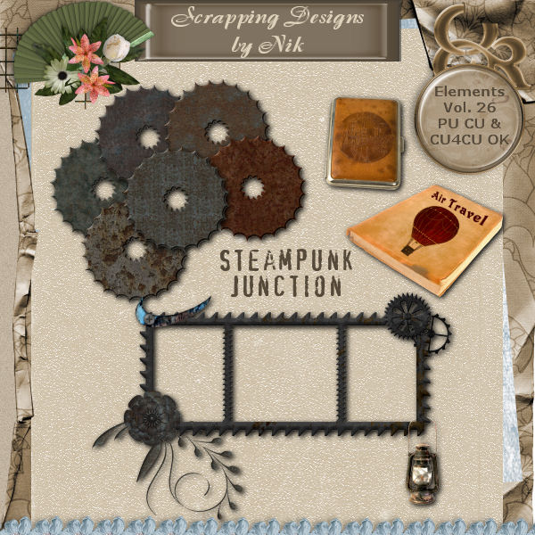 Steampunk Junction Elements Vol. 26