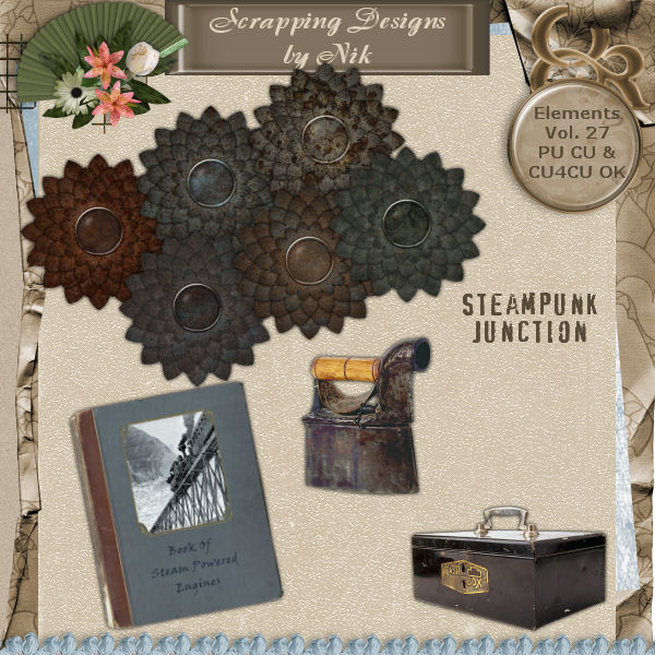 Steampunk Junction Elements Vol. 27