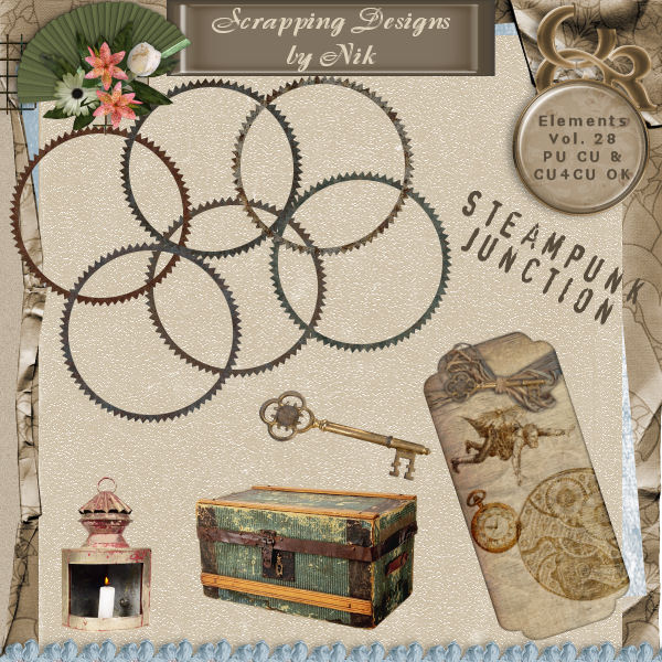 Steampunk Junction Elements Vol. 28