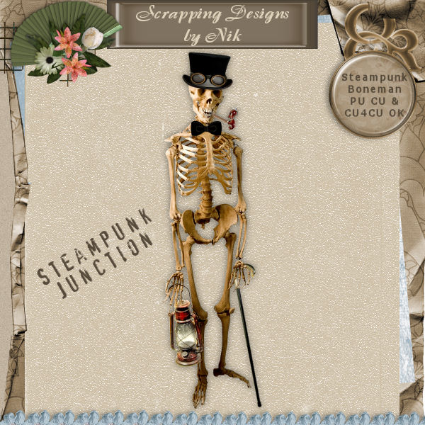 Steampunk Junction Boneman