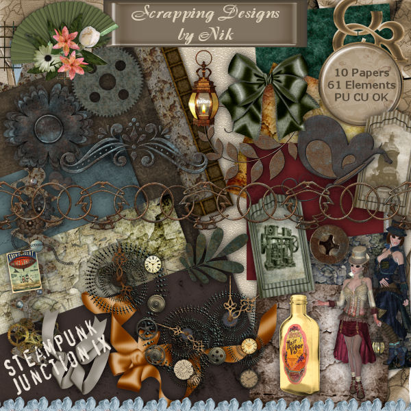 Steampunk Junction IX Full Size Kit