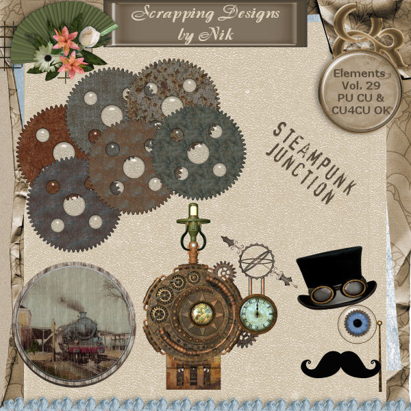 Steampunk Junction Elements Vol. 29