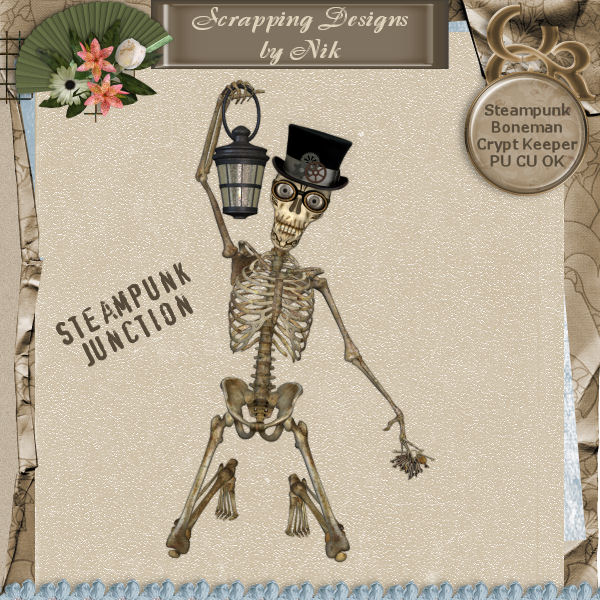 Steampunk Junction Boneman Crypt Keeper