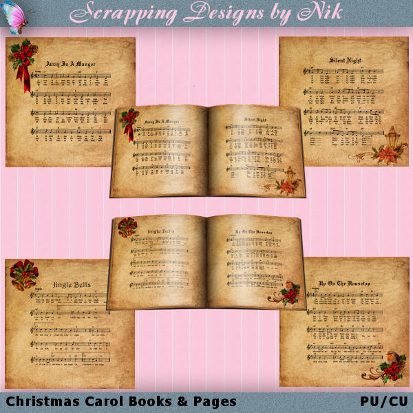 Christmas Carol Books & Pages