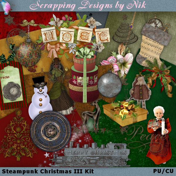 Steampunk Christmas III Kit