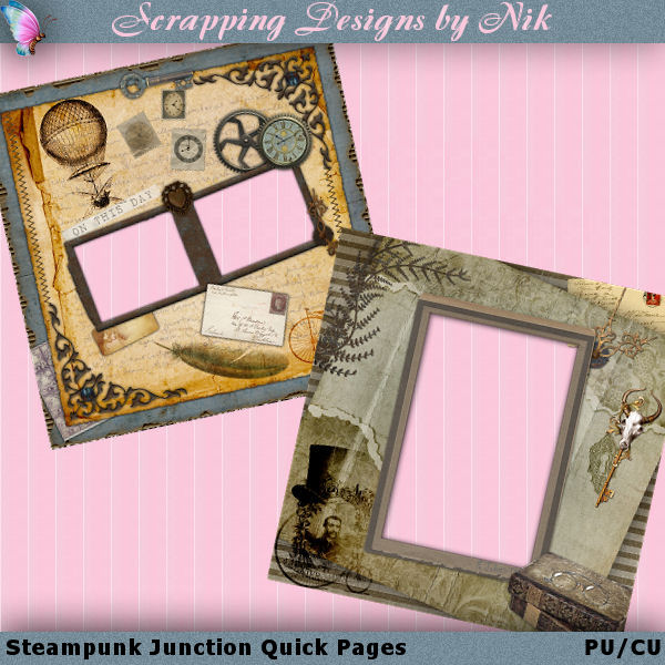 Steampunk Junction Quick Pages 4 & 5