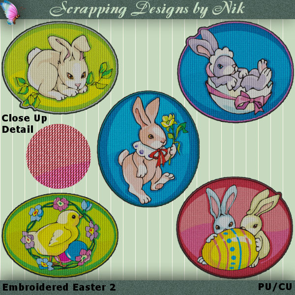 Embroidered Easter 2